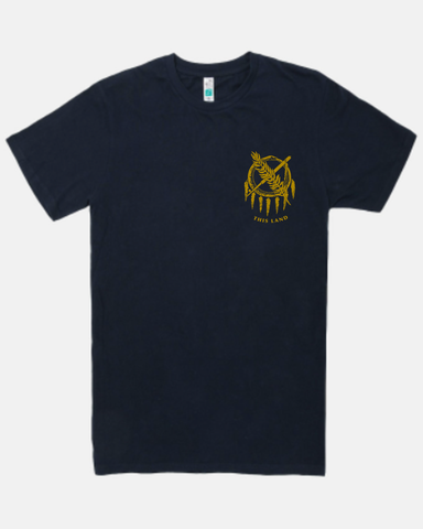 Unisex Ouroboros T-Shirt - Navy Blue